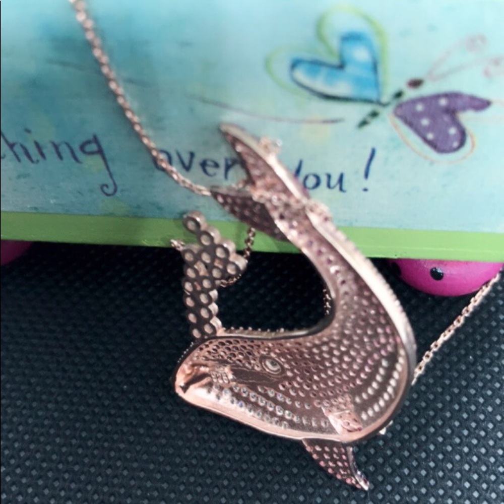 925 solid Sterling Silver necklace ruby. - Picture 3 of 4